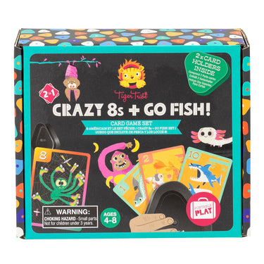 Tiger Tribe - Crazy 8's + Go Fish! - Card Game Set